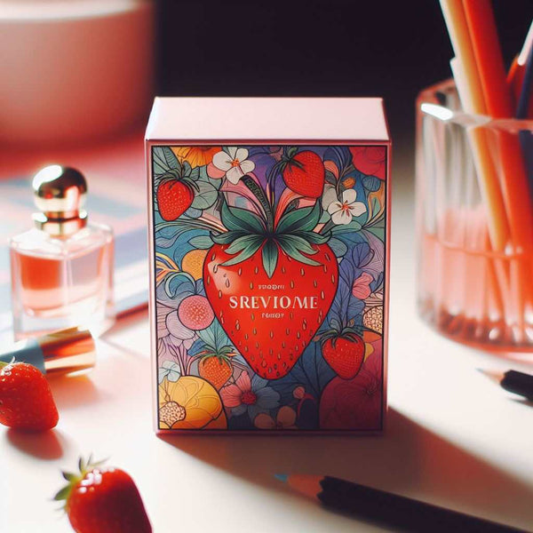 fruity perfume packaging