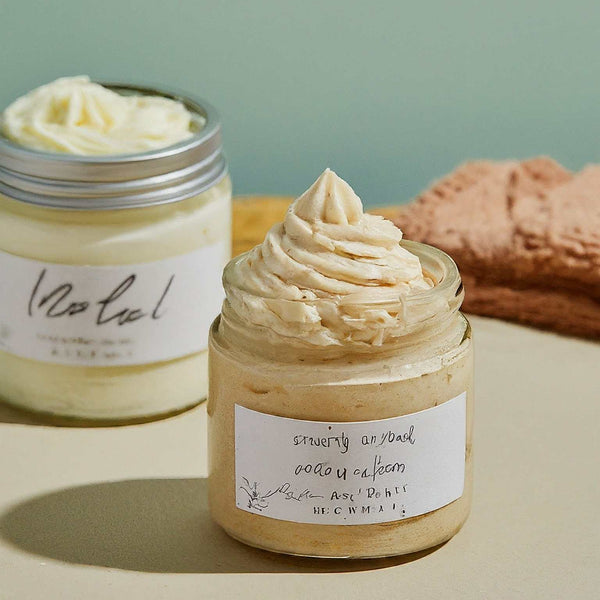 glass jar body butter packaging ideas