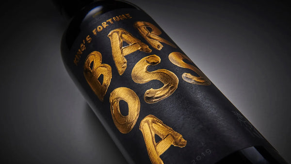 golden packaging font