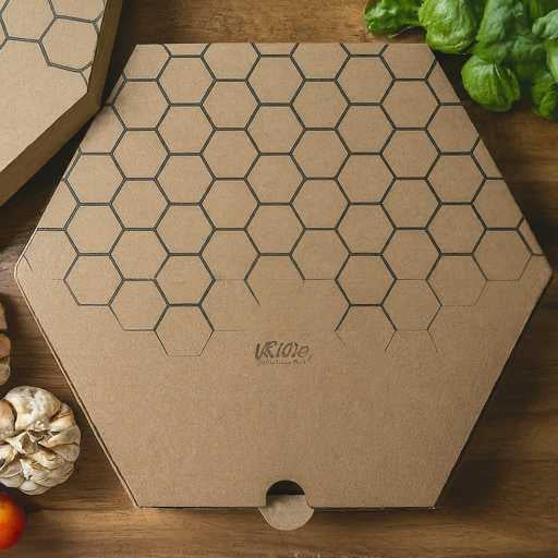 hexagon pizza box