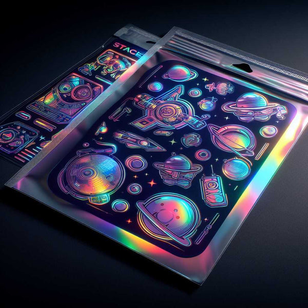 holographic sticker packaging ideas