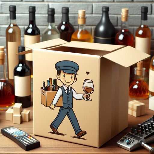 liquor shipping box