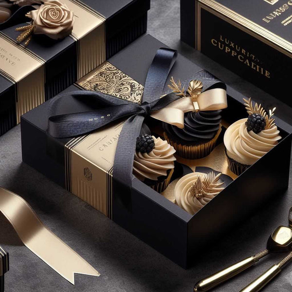 luxurious cupcake packaging idea