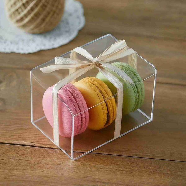 macaron clear plastic boxes