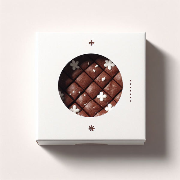 minimalist brownie packaging ideas