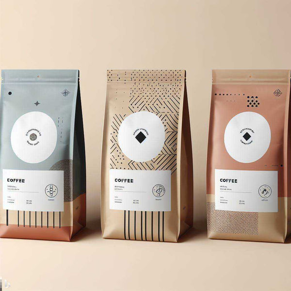 minimalist coffee bag design