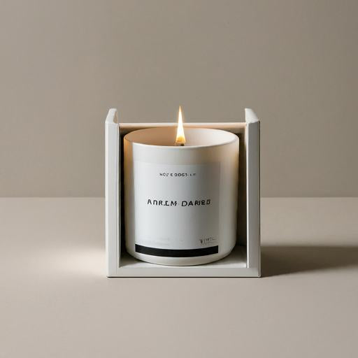 minimalistic candle box