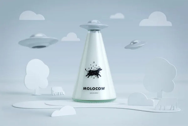 molocow concept milk minimalist packaging design