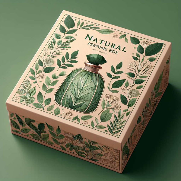 natural perfume box design