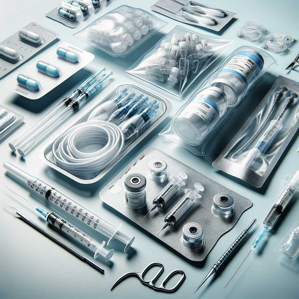 plastic material medical device packaging