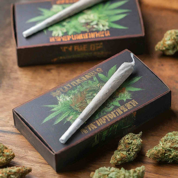 pre-rolled joints marijuana packaging