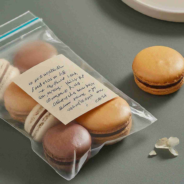 reusable ziplock macaron bag ideas