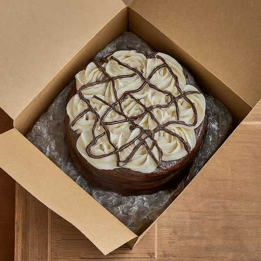 shipping box for cake with itching
