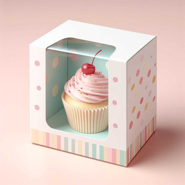 aesthetic minimalist cupcake design