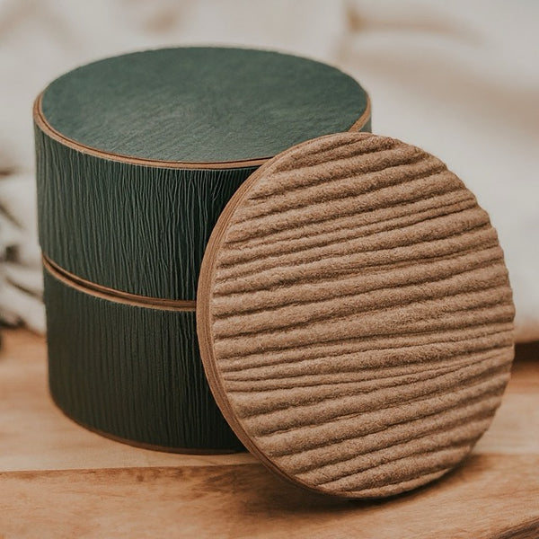 textured coaster packaging