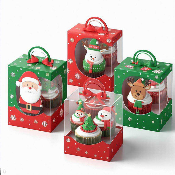 christmas cupcake packaging ideas