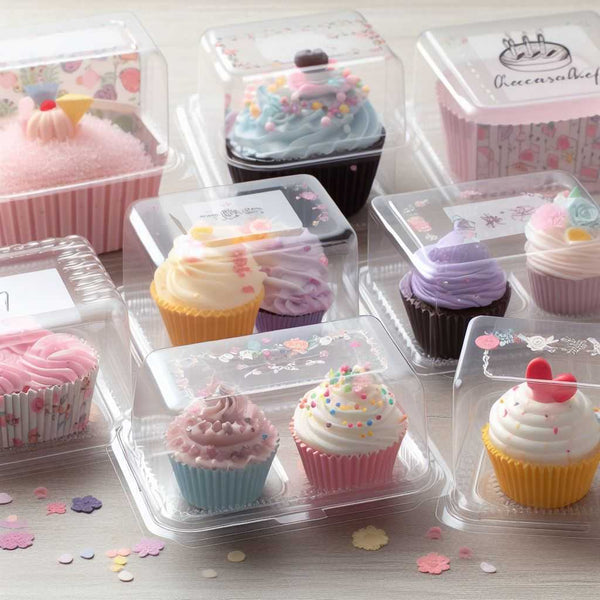 transparent cupcake packaging idea
