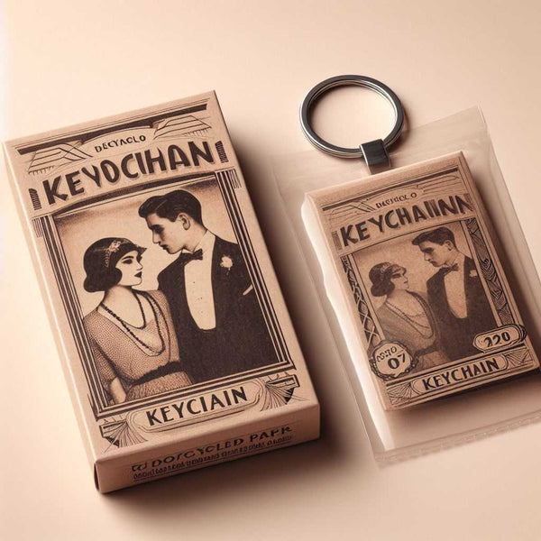 vintage keychain packaging ideas