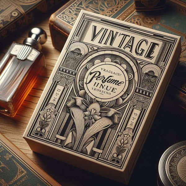 vintage perfume box design