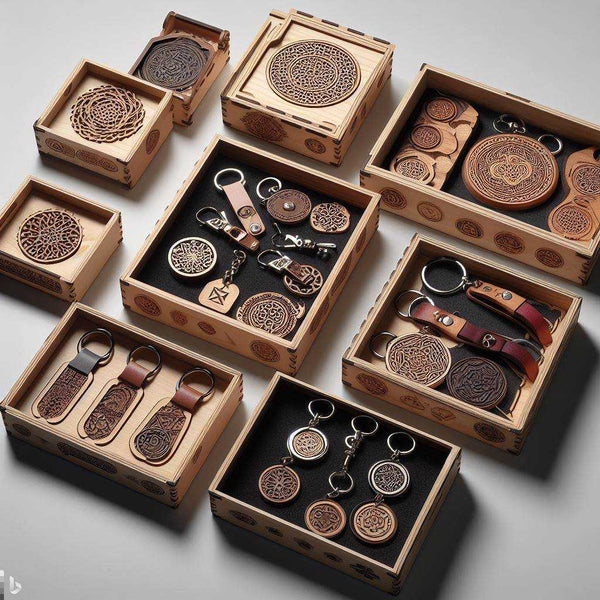 wooden keychain packaging ideas