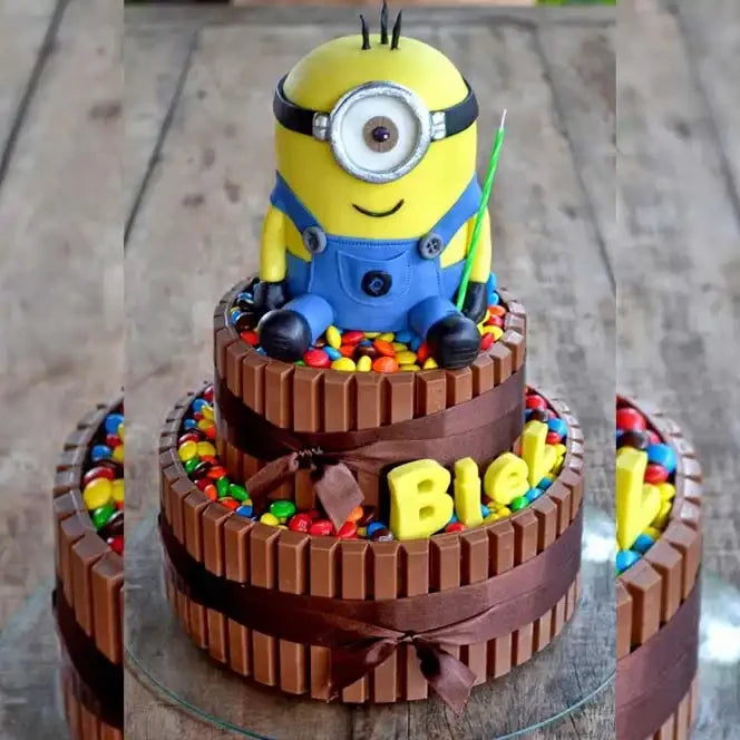 minion kit kat birthday cakes