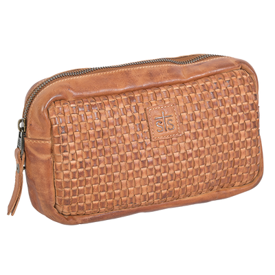 Rafter T Brown Leather Fully Tooled BUM Bag – R Bar B