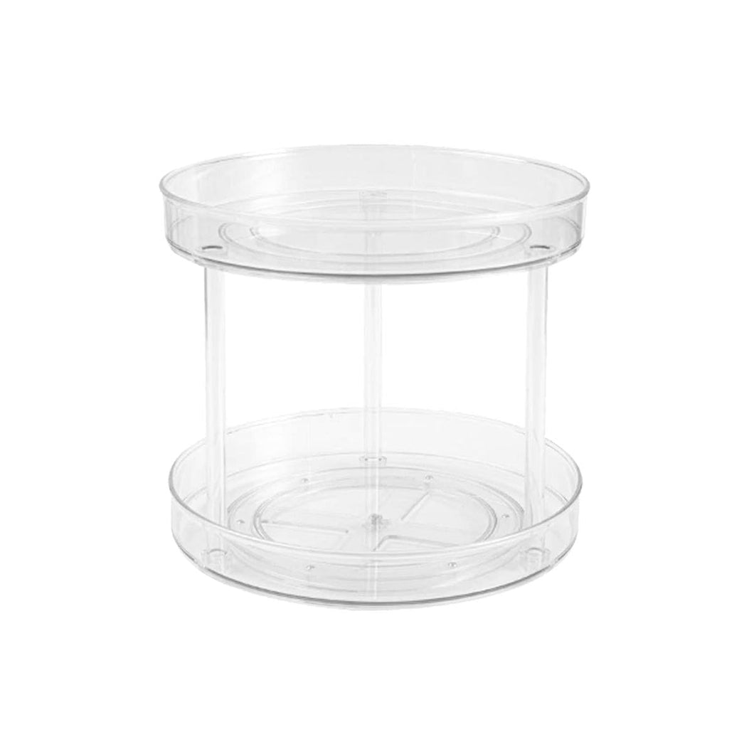 Clear Lazy Susan / Turntable - 2 Tier – Sage and Co Australia