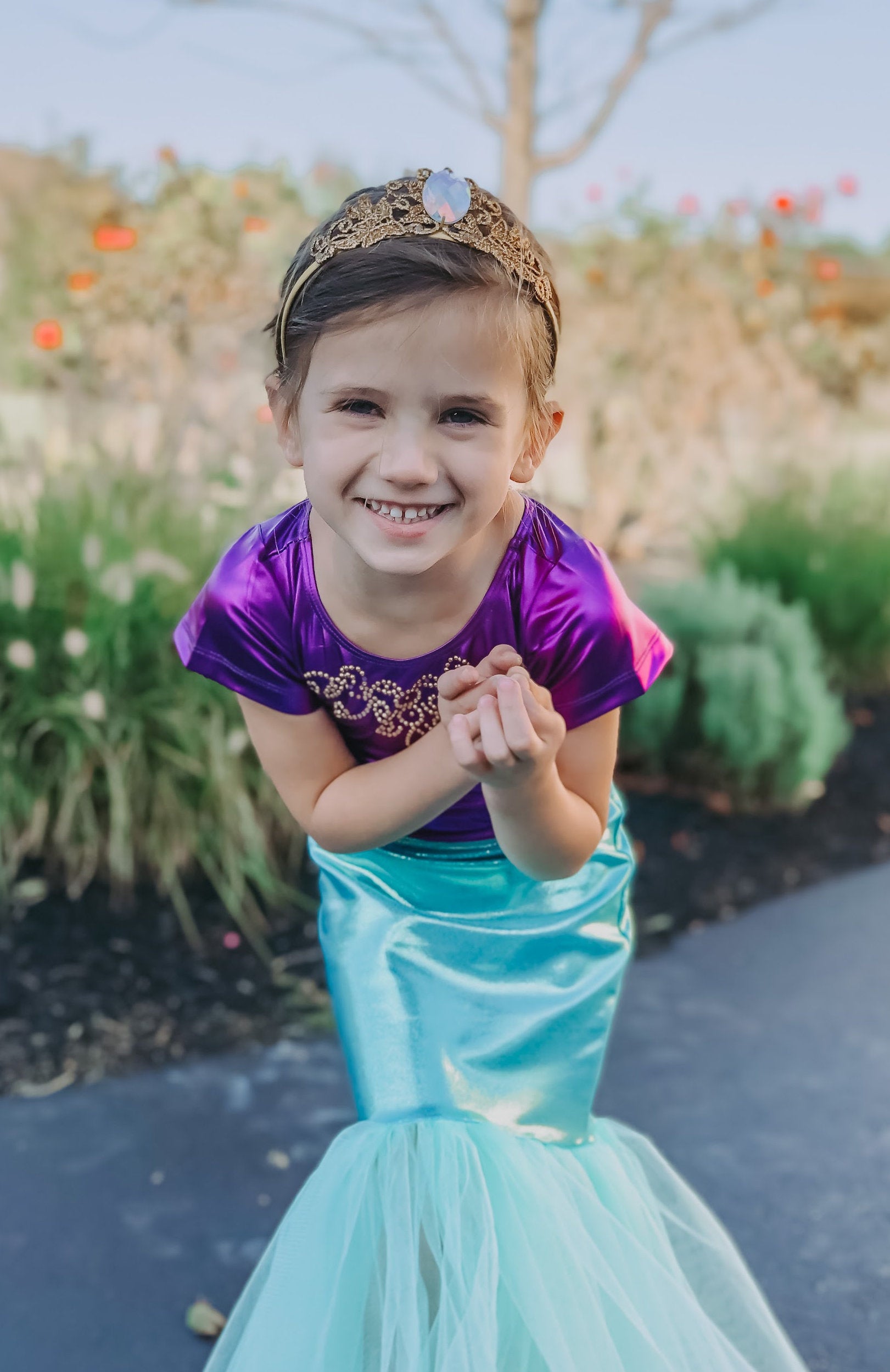 Mermaid Costume Set - Purple/Teal - Metallic – Bailey and Ava