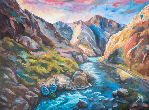 Whitewater painting from our store River Station Gear