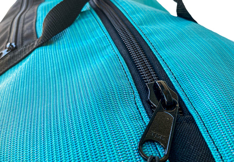 Zipper for a River Station whitewater rafting mesh gear bag. 