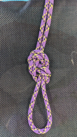 Figure 8 knot for whitewater rafting.
