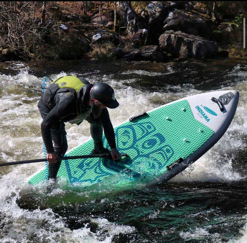 Whitewater SUP boarding