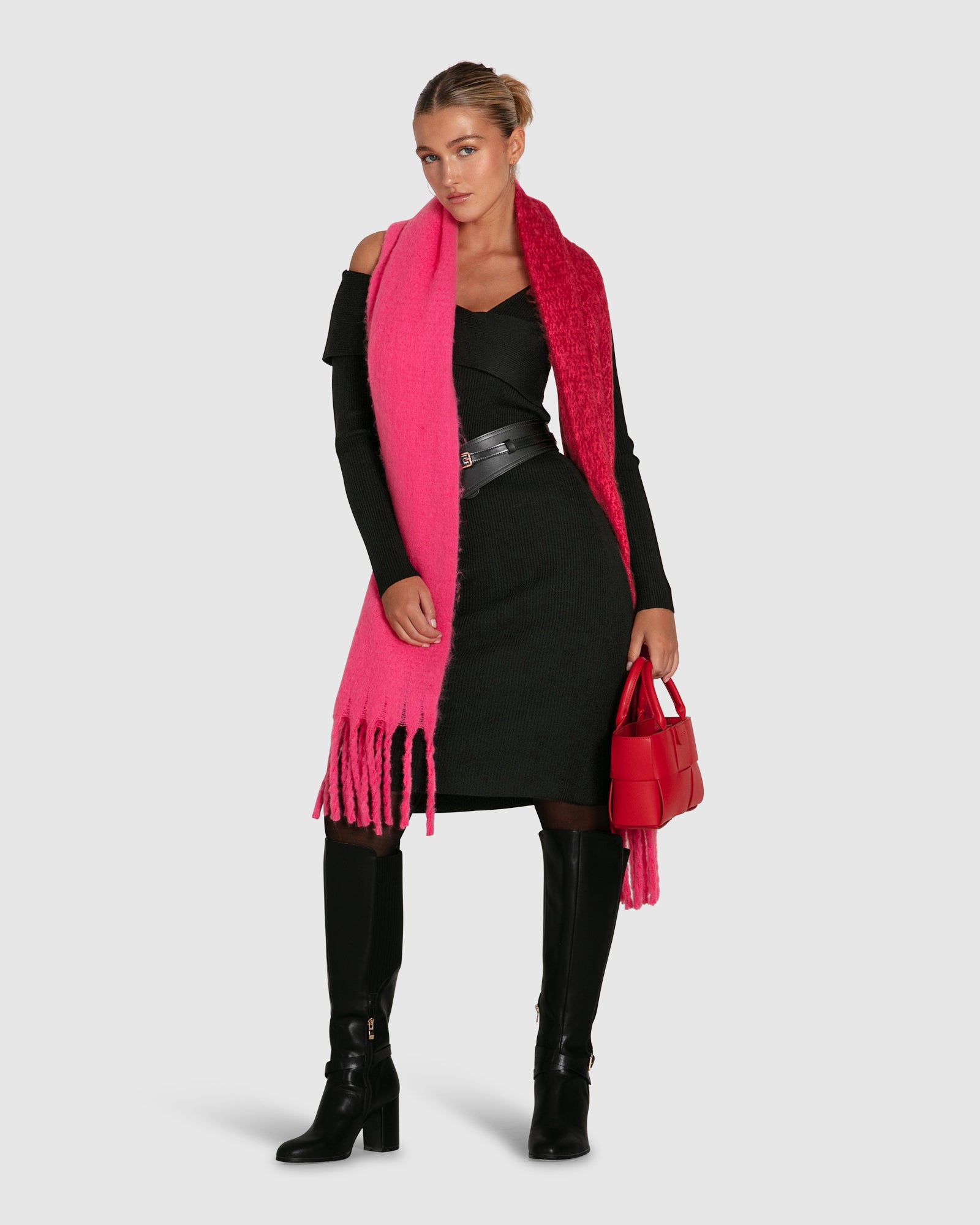 The Way You Move Knit Dress - Black - Image 4