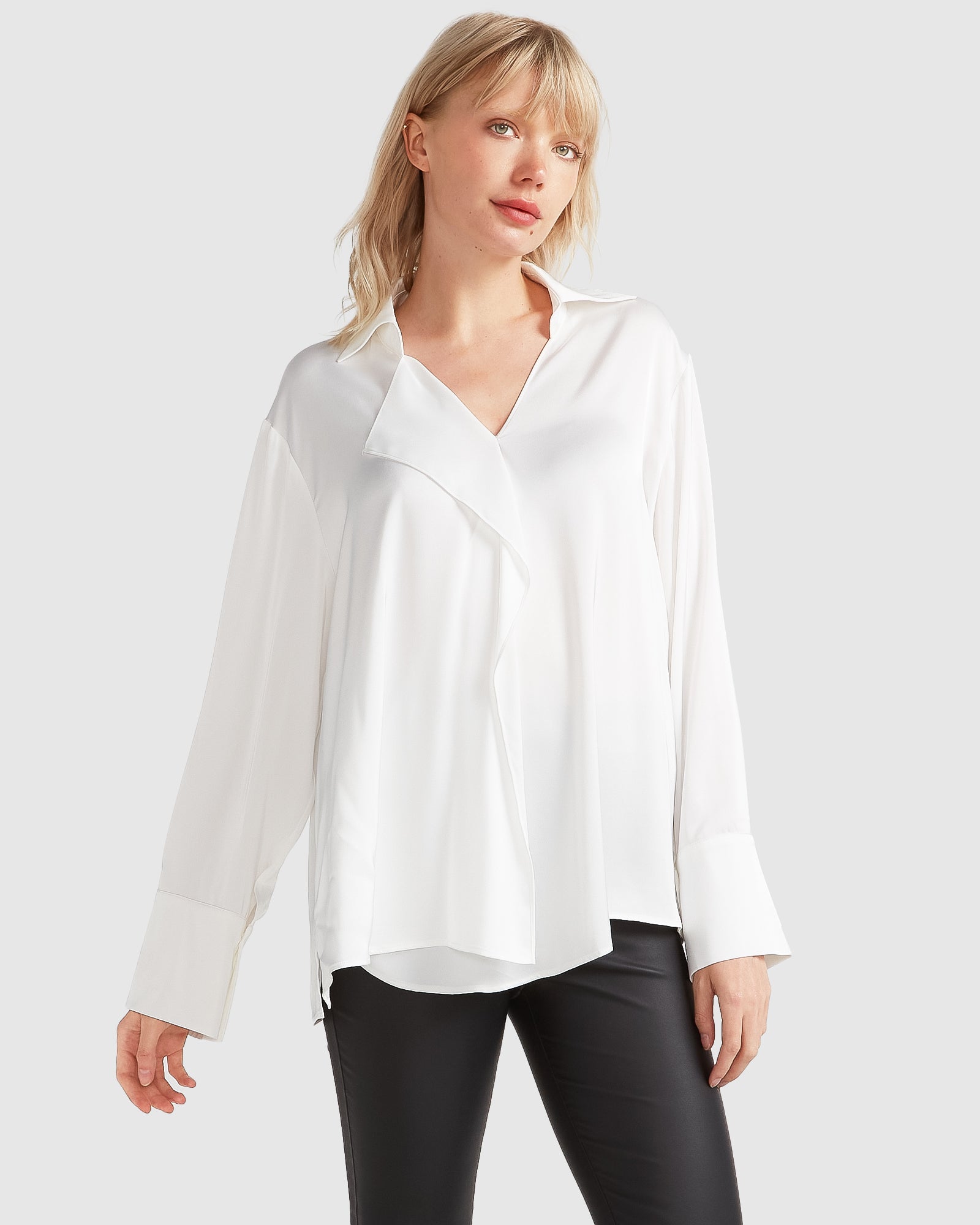 Gemini Waterfall Shirt - White