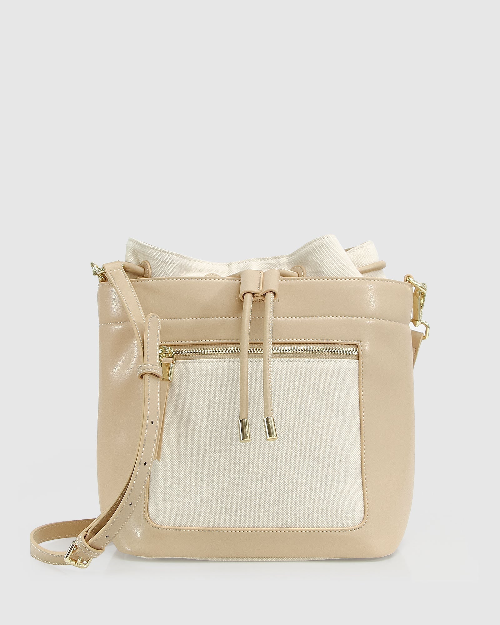 Don't Think Twice Bucket Bag - Latte FINAL SALE