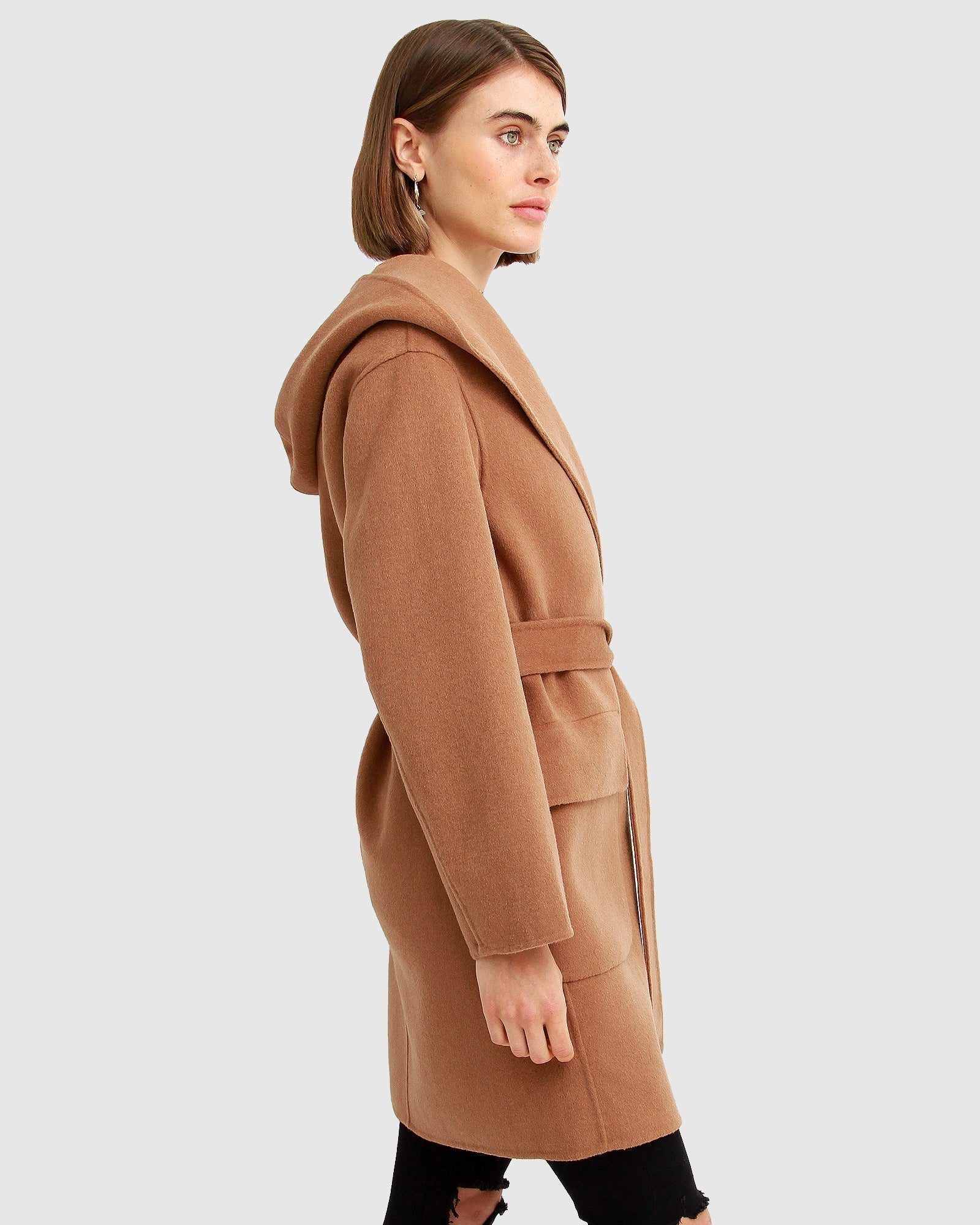 Sweet Escape Robe Coat - Camel