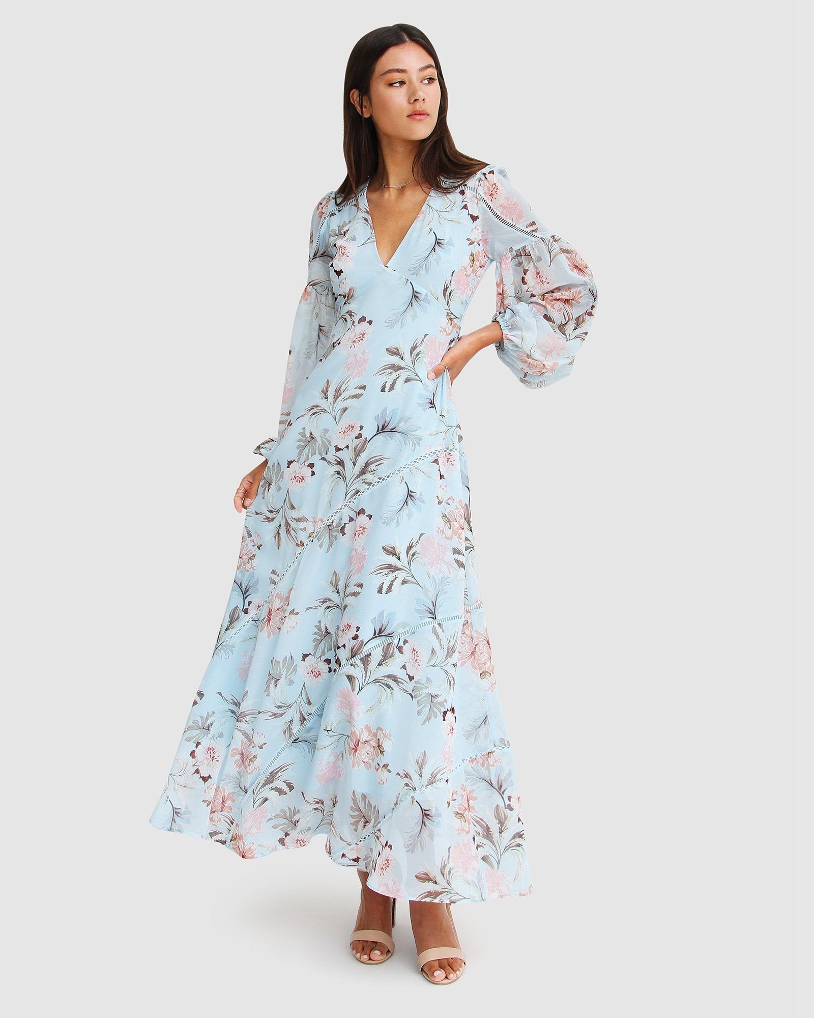 In Your Dreams Maxi Dress - Light Blue