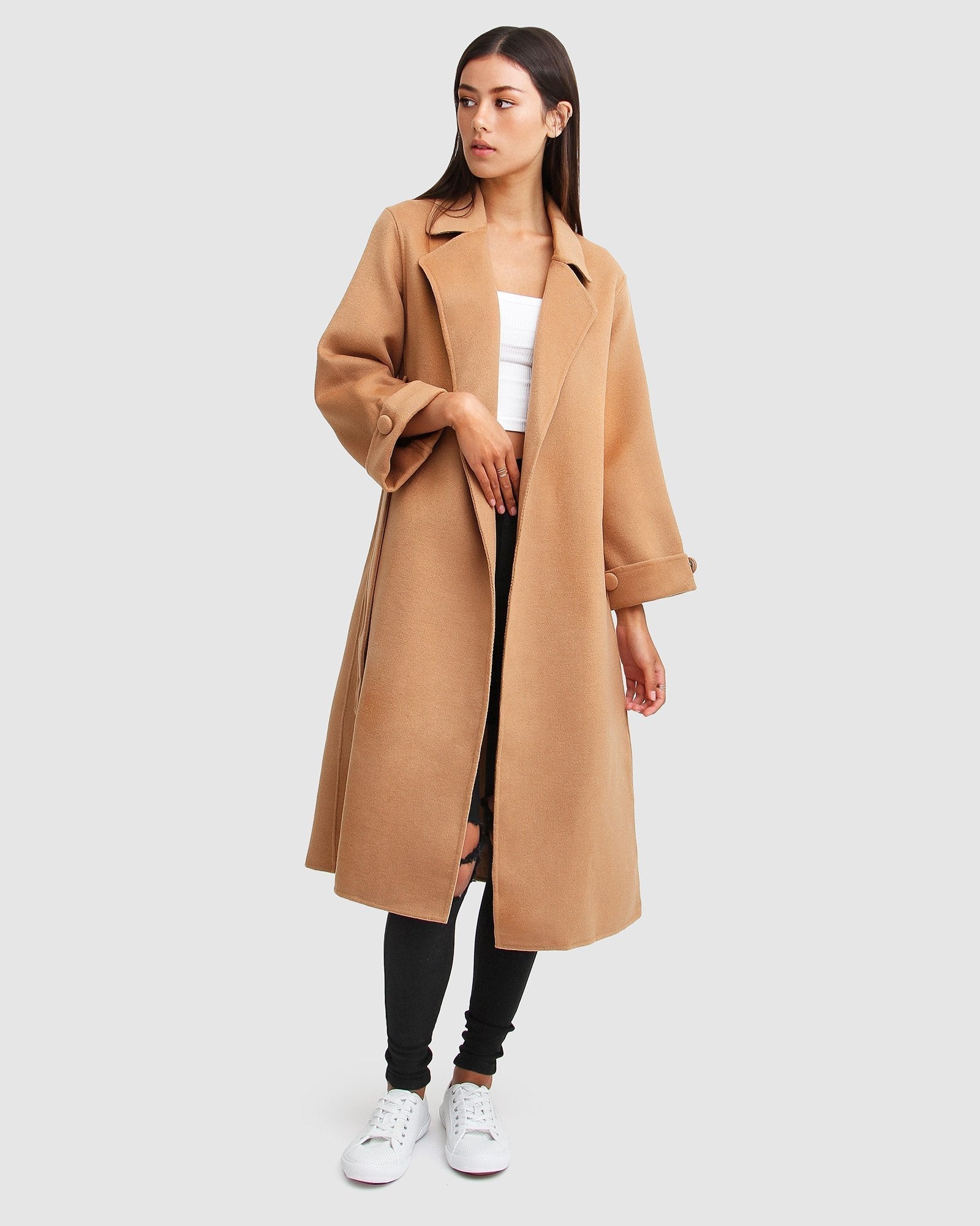 Bouclé Belted Coat - Women - Ready-to-Wear