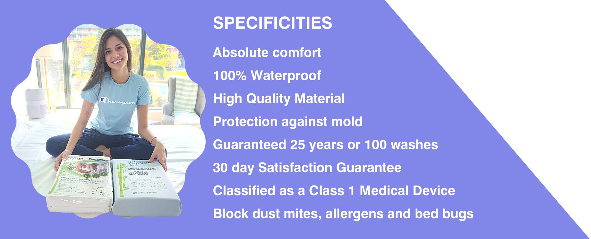 ProtecSom anti-dust mite covers certified with the Œko-Tex® Standard 100  since 2008! - Laboratoire ProtecSom