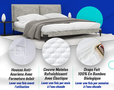 Housse ou couvre-matelas Anti Acariens – Protech Allergies