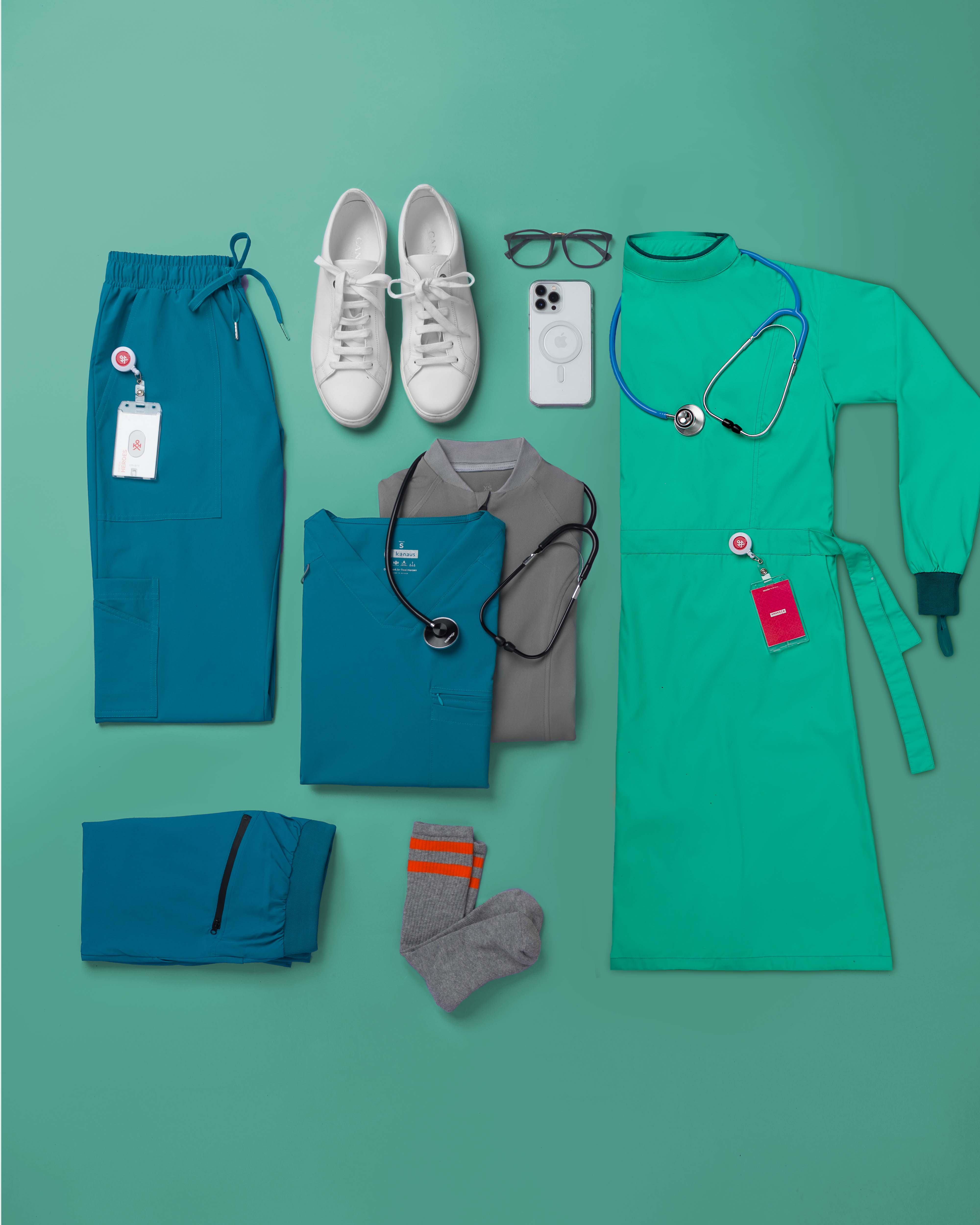 Kanaus - scrub, medical scrubs and medical gown.