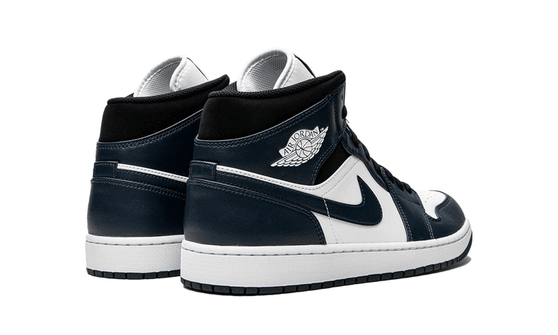 air jordan 1 mid armory navy white black