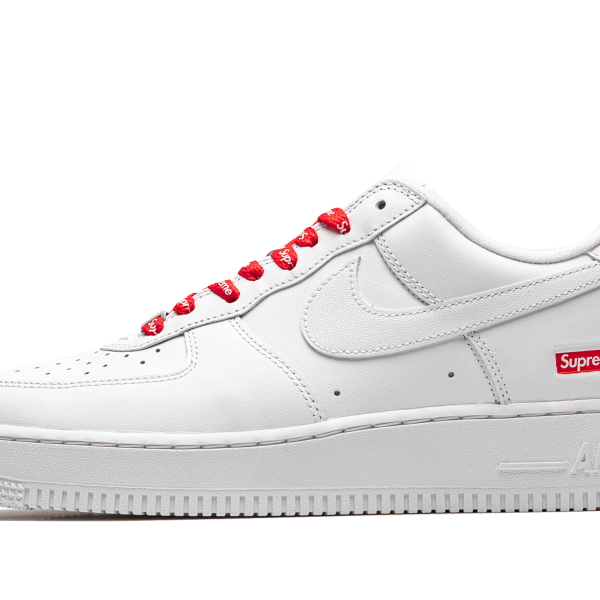 supreme white air force ones
