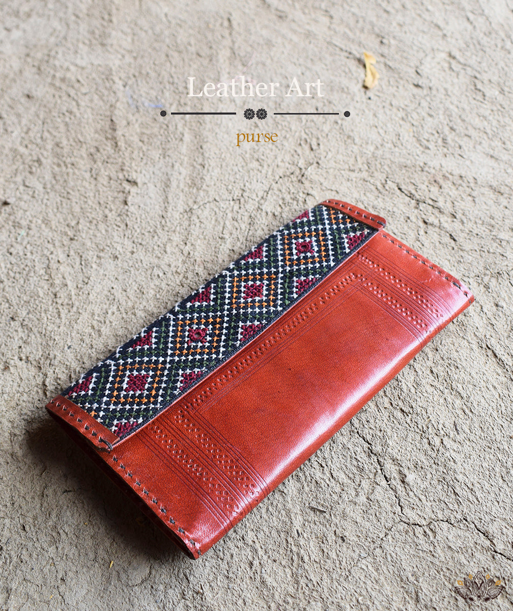 Leather Art Wallet | AMOUNEE - Handloom & Handicraft | Reviews on Judge.me