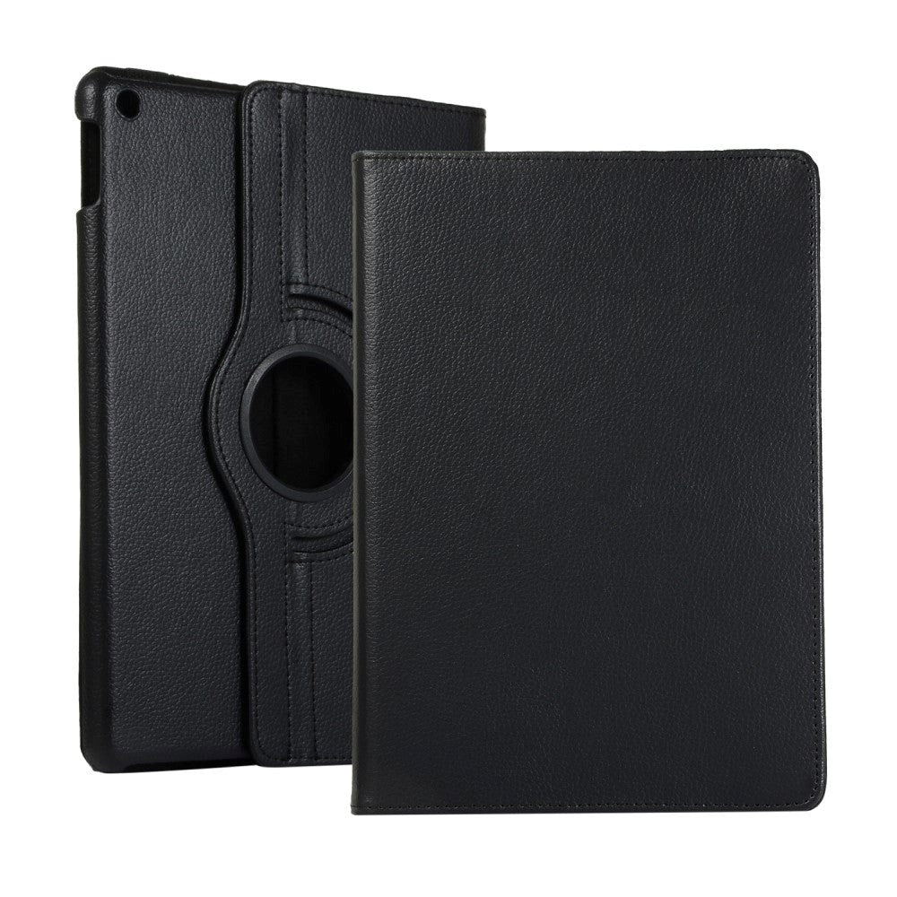 INCOVER iPad 10.2" (2021 / 2020 2019) Klassisk LÃ¦der Cover m. 360Ã¢ÂÂ° StÃ¥funktion - Sort