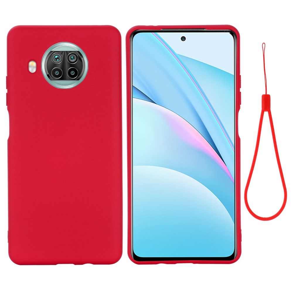 INCOVER Xiaomi Mi 10T Lite 5G / Redmi Note 9 Pro Silikone Bagside Cover - RÃ¸d