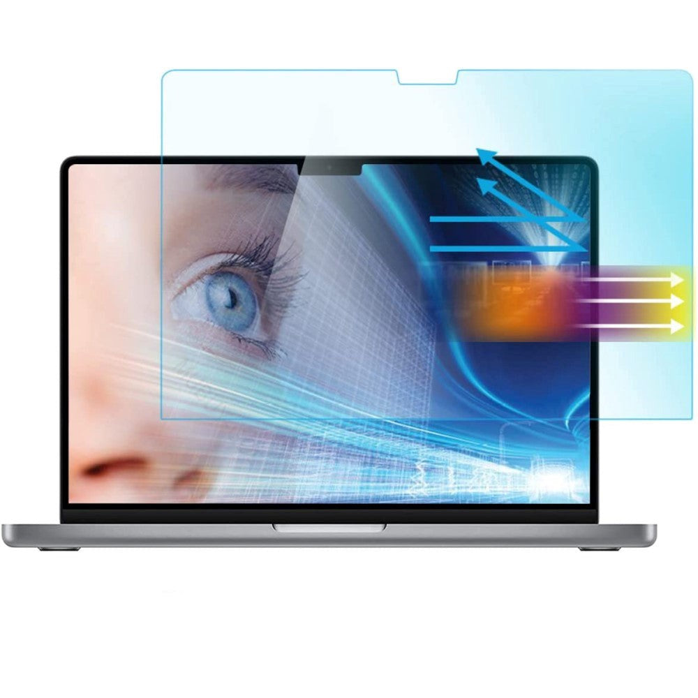 INCOVER MacBook Pro 14" M1/M2/M3 (2021-2023) HÃ¦rdet Glas SkÃ¦rmbeskyttelse - Gennemsigtig