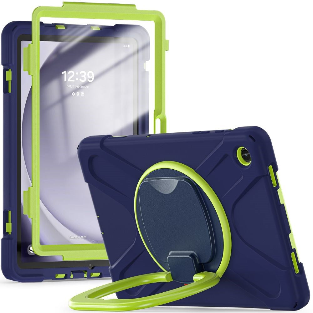 Tech-Protect Samsung Galaxy Tab A9+ (Plus) X-Armor Cover - Kickstand BlÃ¥ / GrÃ¸n