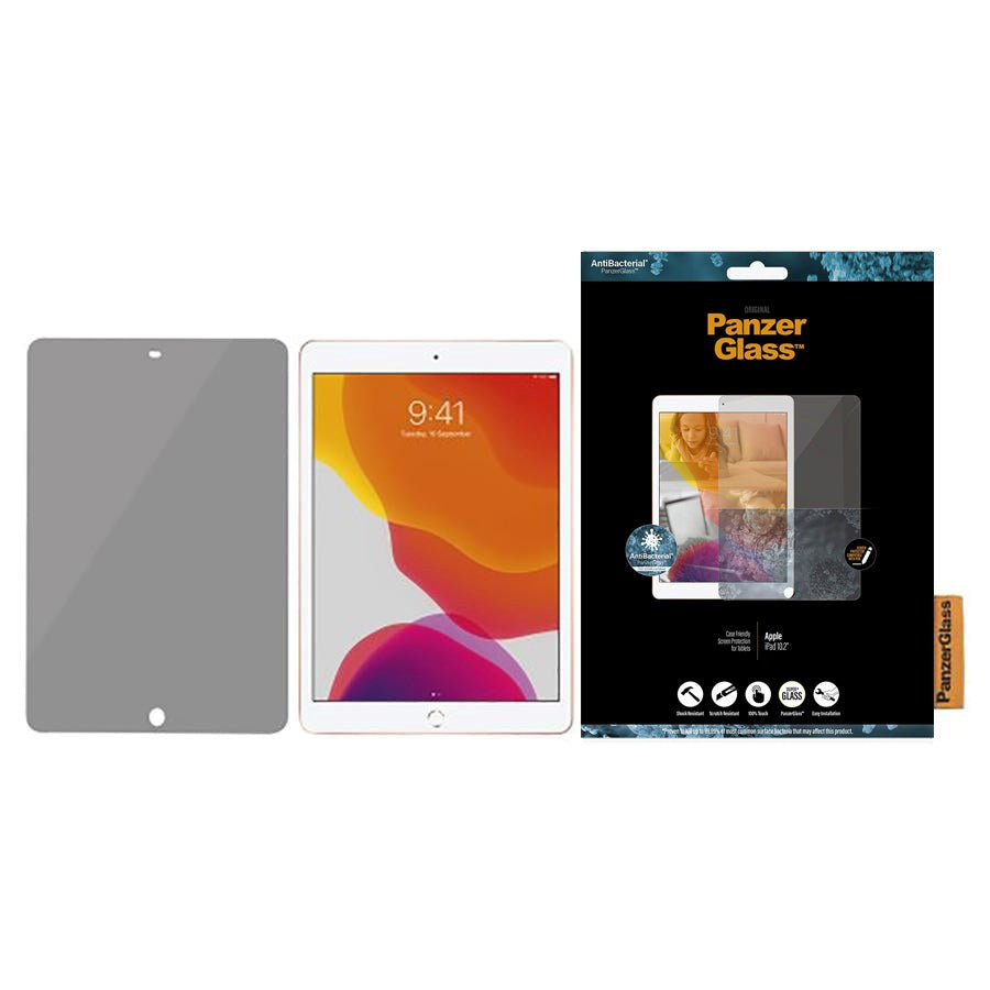 PanzerGlassÃÂ® iPad 10.2" (2021 / 2020 2019) PanzerGlass Edge-To-Edge SkÃ¦rmbeskyttelse - Case Friendly Privacy Sort