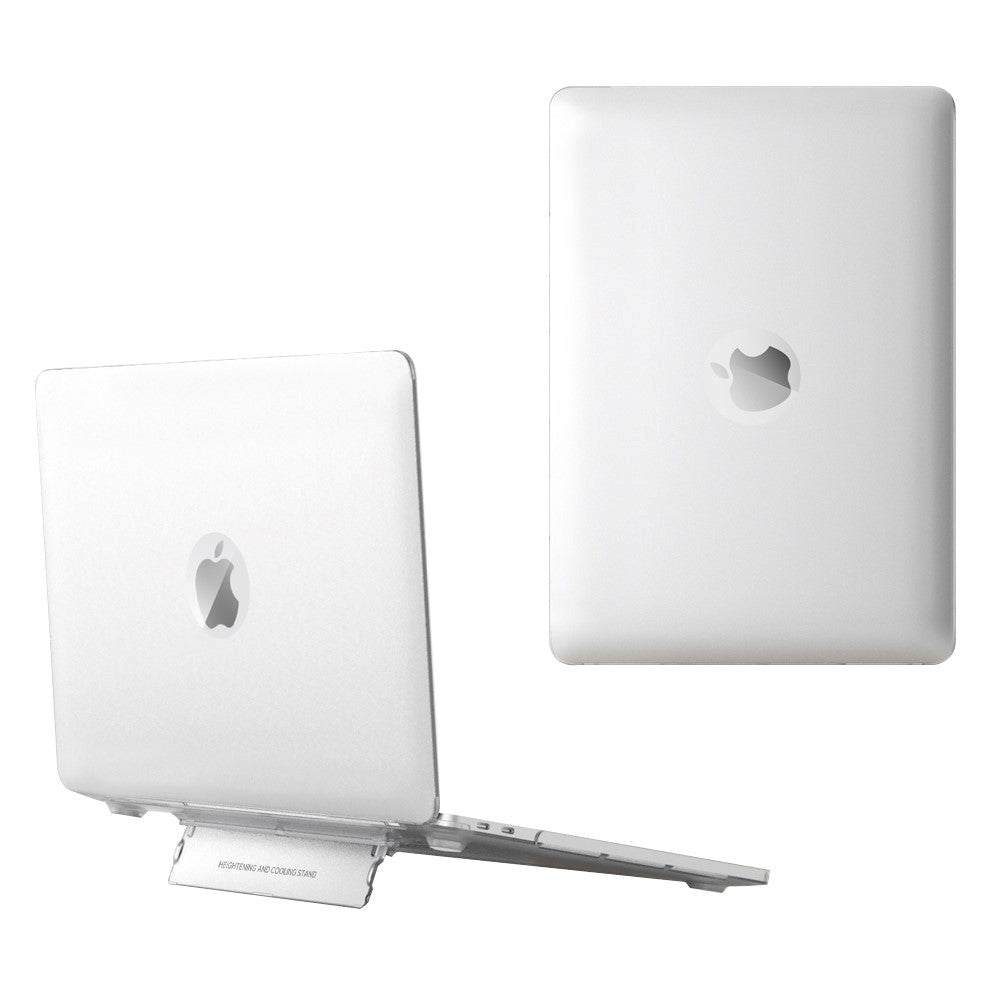 INCOVER Macbook Air 13 (2018-2020) Plastik Cover m. StÃ¥funktion - Frosted Gennemsigtig